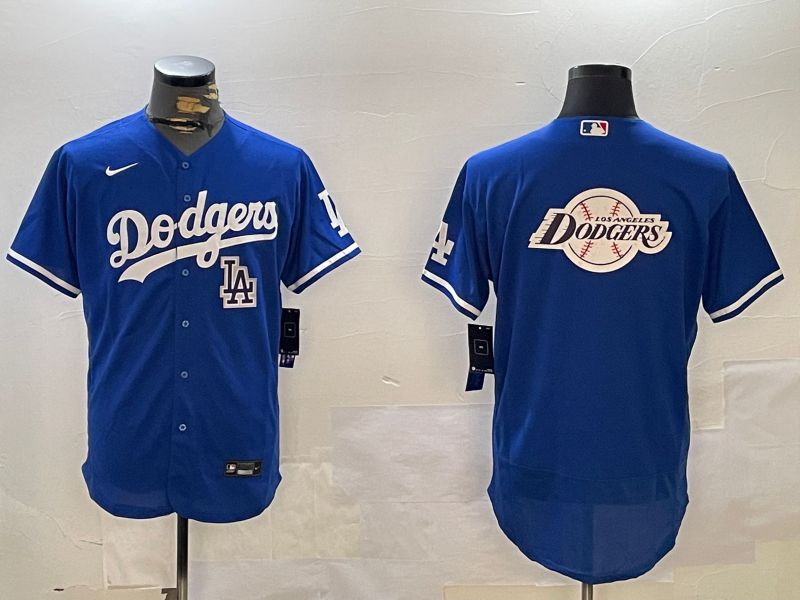 Men Los Angeles Dodgers Blank Blue Elite 2024 Nike MLB Jersey style 121610->los angeles dodgers->MLB Jersey